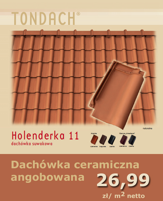 TONDACH - promocja dachówki ceramicznej angobowanej